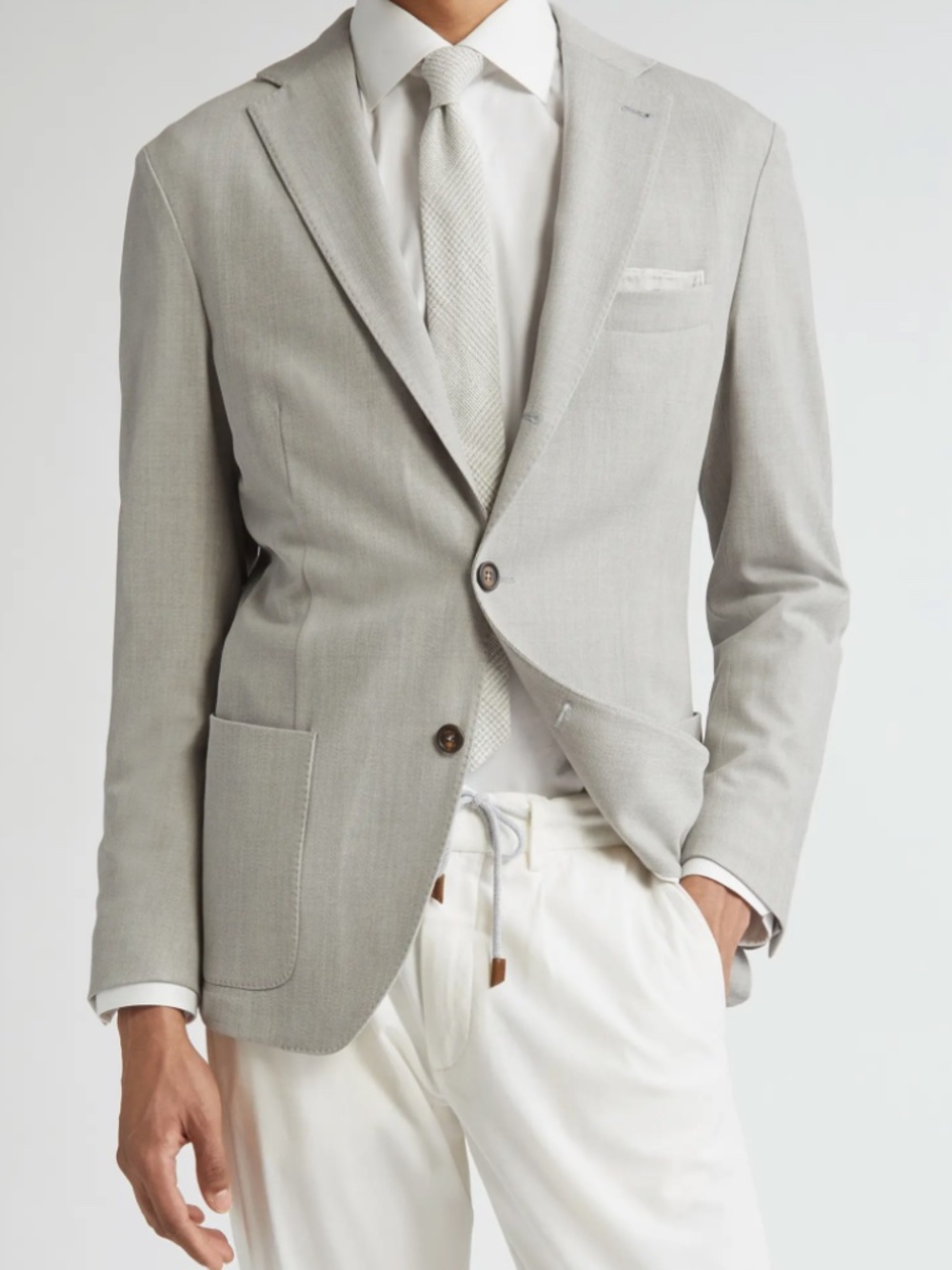 New Eleventy Single Breasted Stretch Wool Sport Coat (Size 38R) - Picture 7 of 10